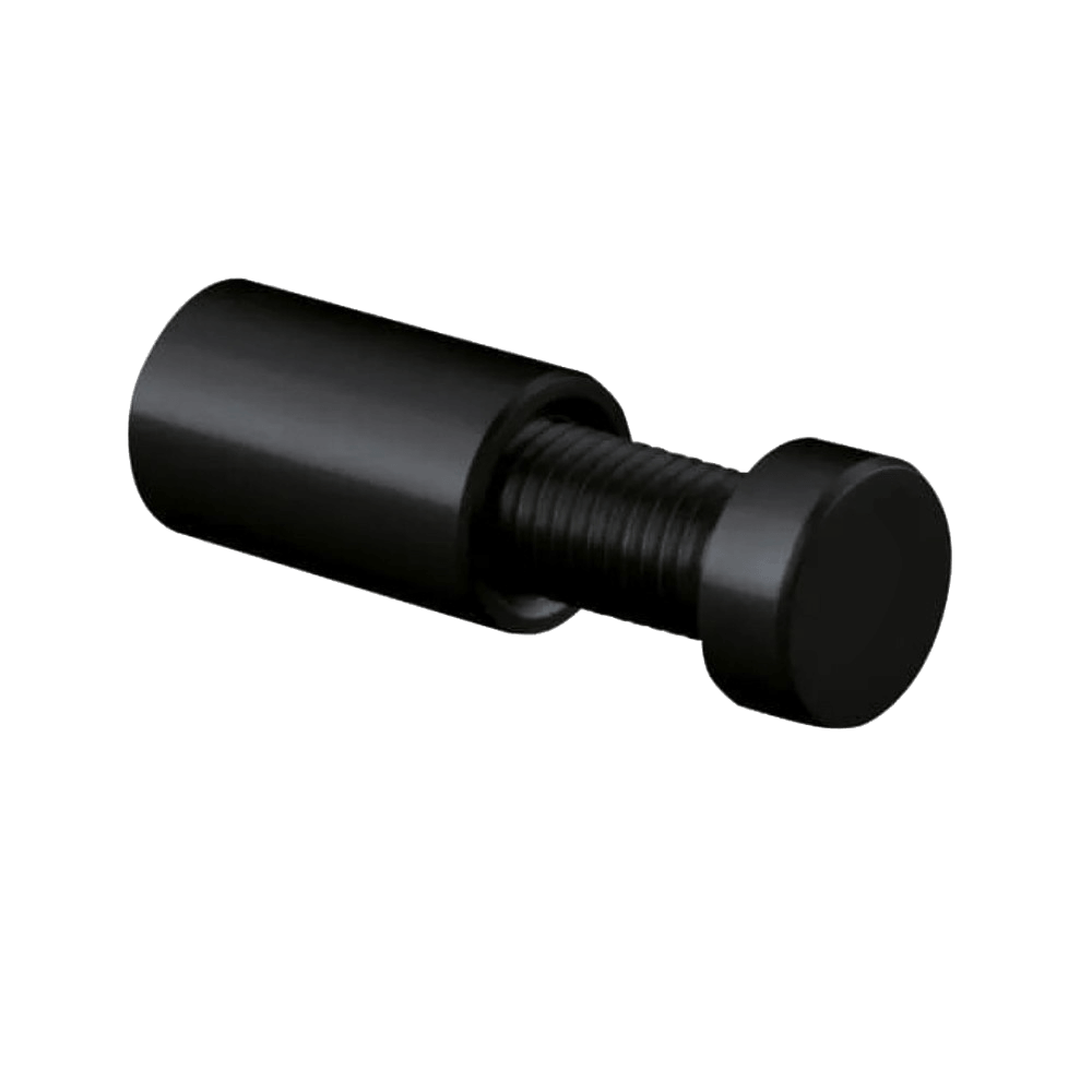 Avstandsfeste Ø12 mm - Sort matt