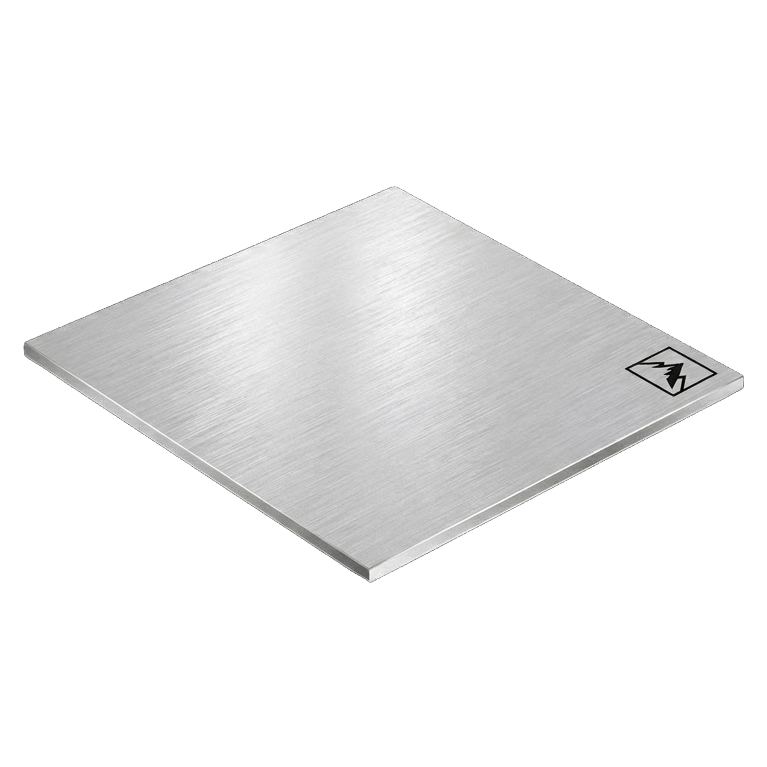 2mm Børstet aluminium