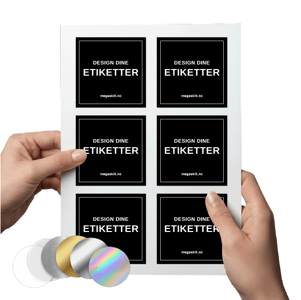Etiketter - Kvadrat