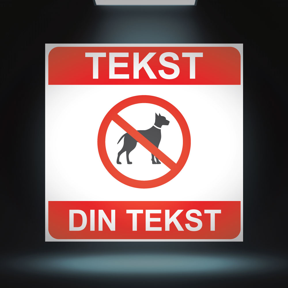 Forbudt skilt - Design 6