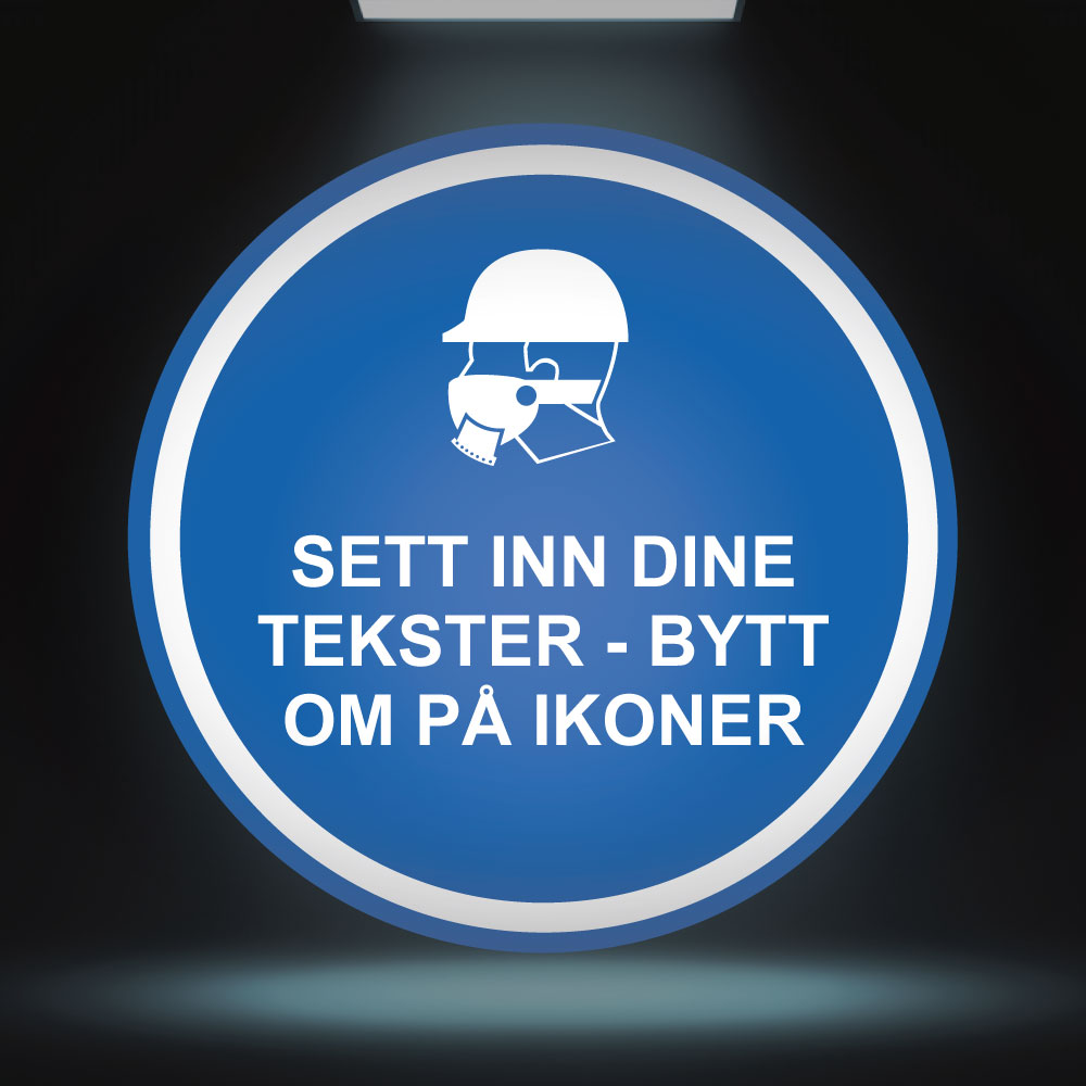 Påbudt skilt - Design 8