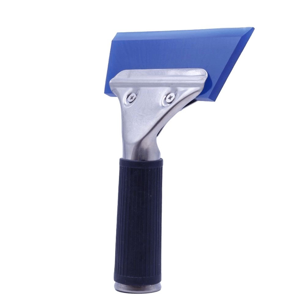 Squeegee blå trapes – 16×12.5cm – V109