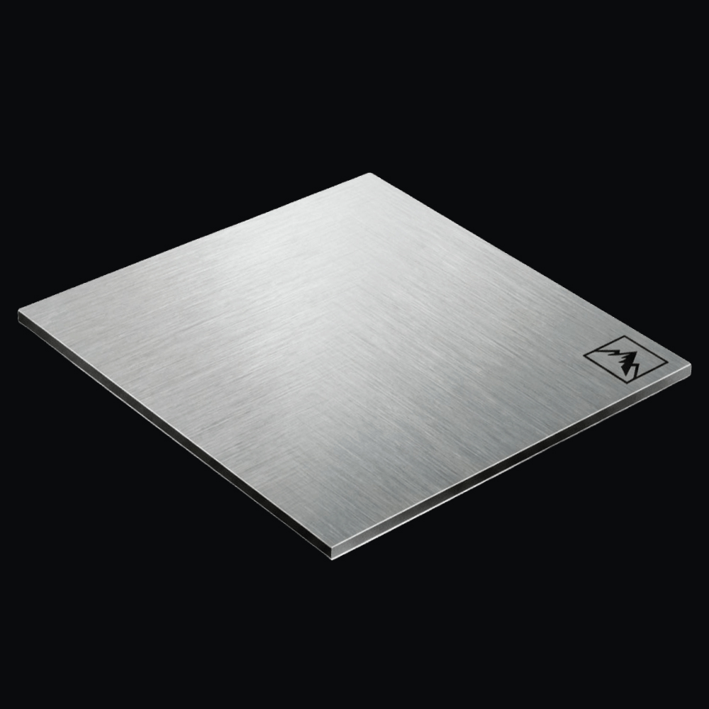 3mm Børstet aluminium kompositt